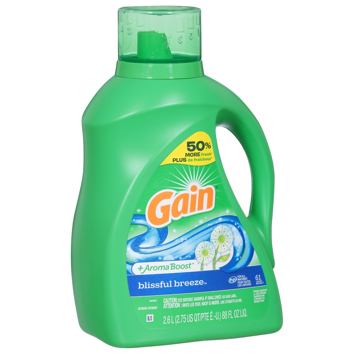 slide 11 of 14, Gain Blissful Breeze Detergent 88 fl oz, 88 fl oz