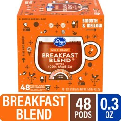 Kroger Mild Roast Breakfast Blend Coffee Pods