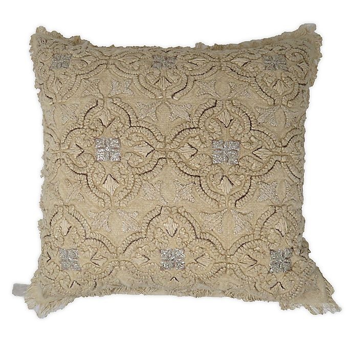 slide 1 of 1, Global Caravan Jaipur Medallion Square Throw Pillow, 1 ct