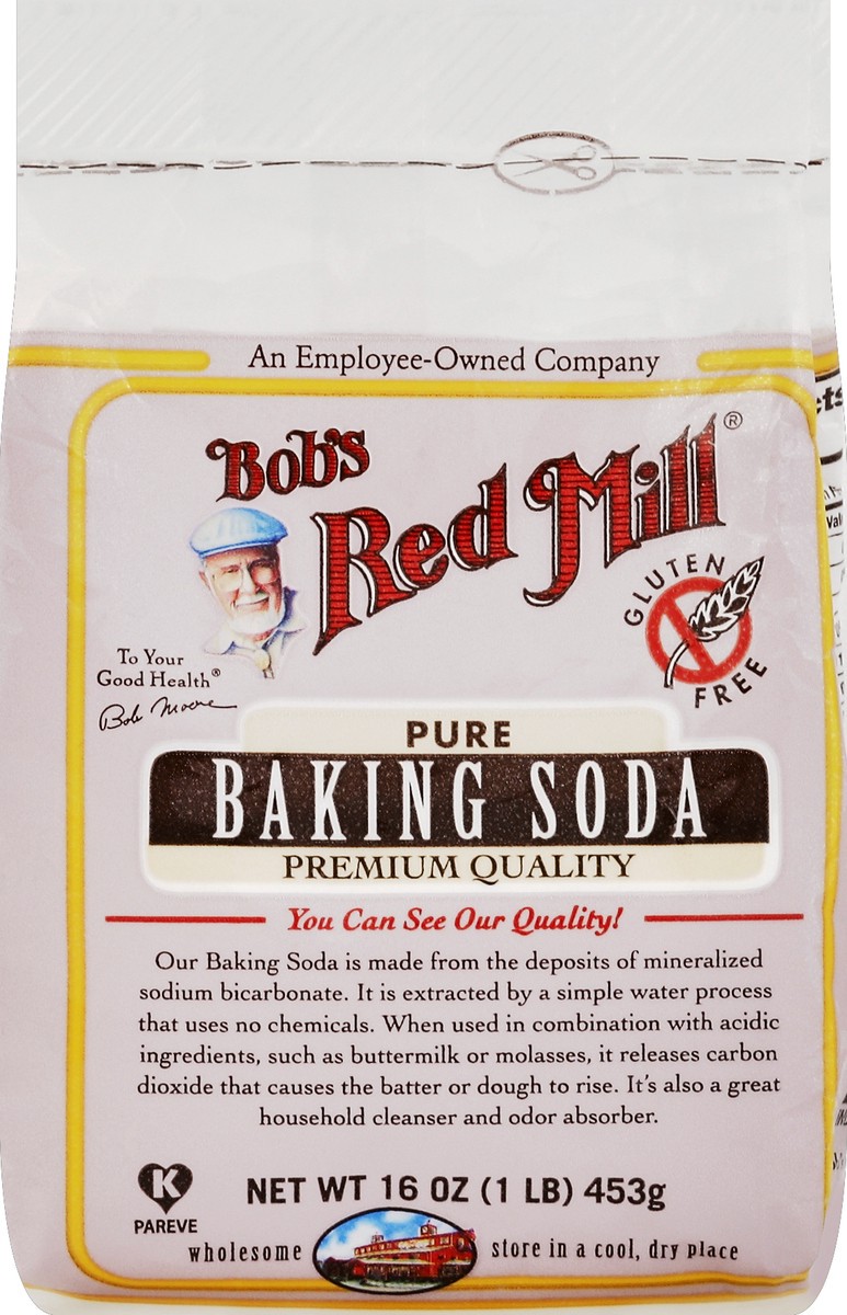 slide 4 of 5, Bob's Red Mill Baking Soda, 16 oz