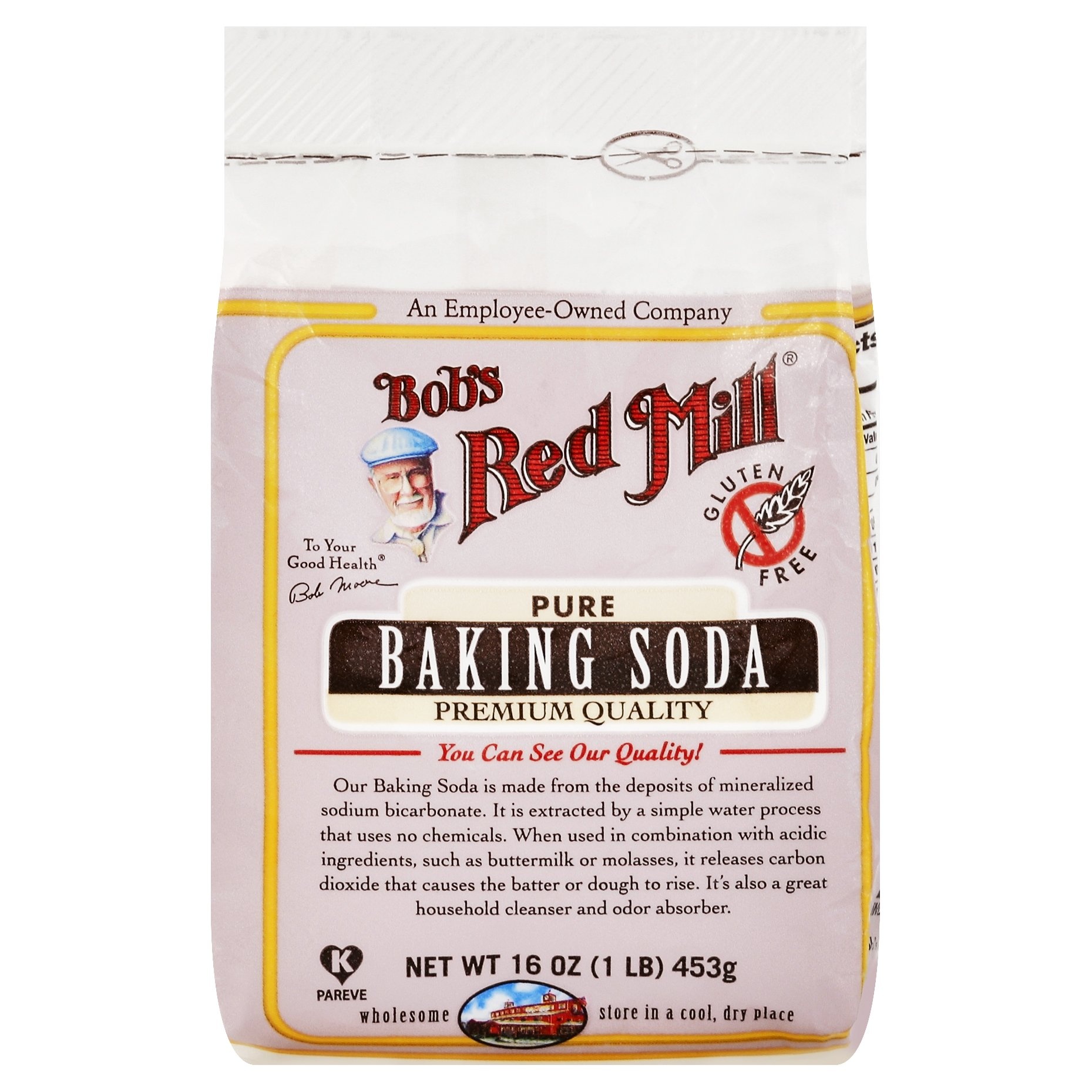 slide 1 of 1, Bob's Red Mill Baking Soda Pure, 16 oz