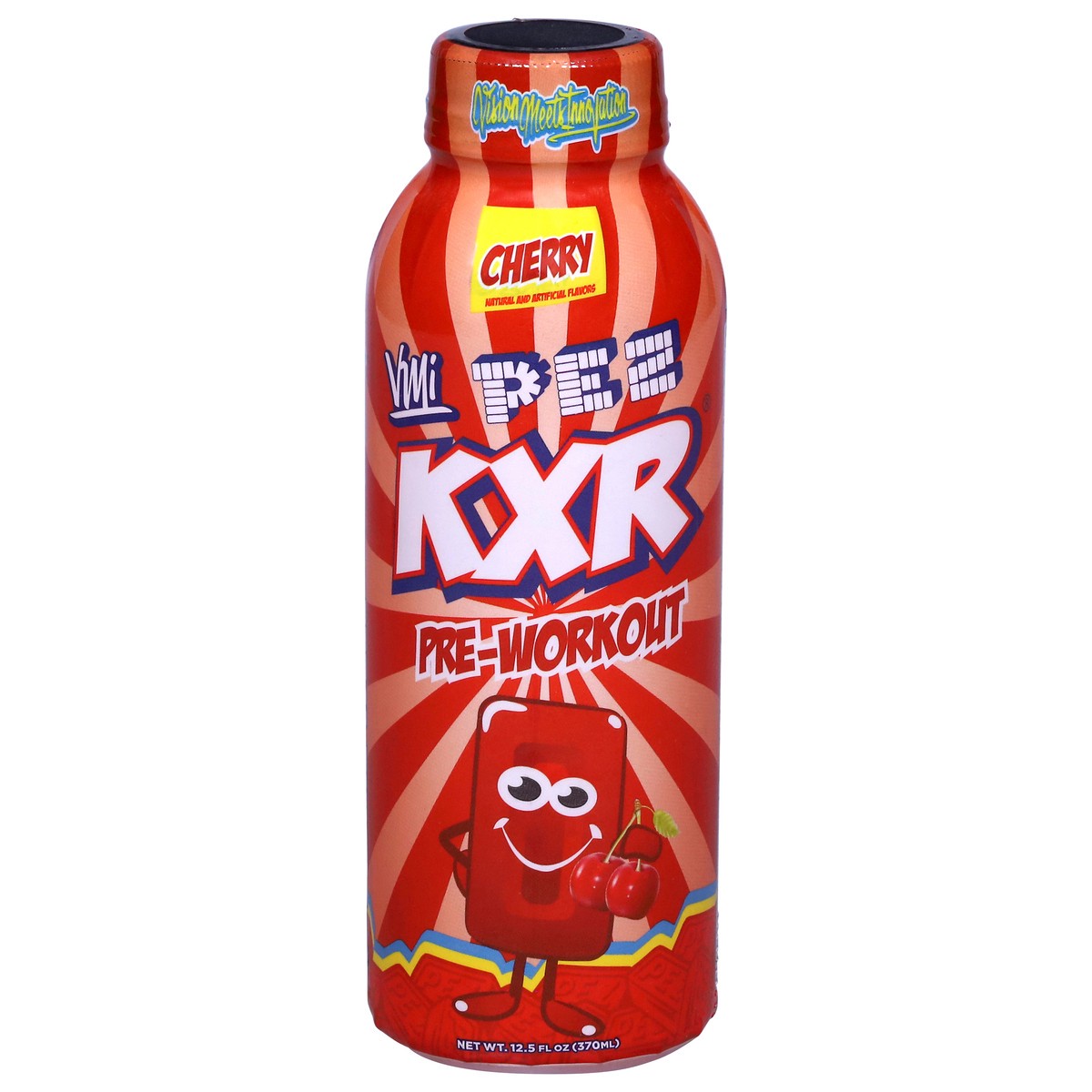 slide 1 of 14, PEZ KXR Cherry Pre-Workout 12.5 fl oz, 370 mg