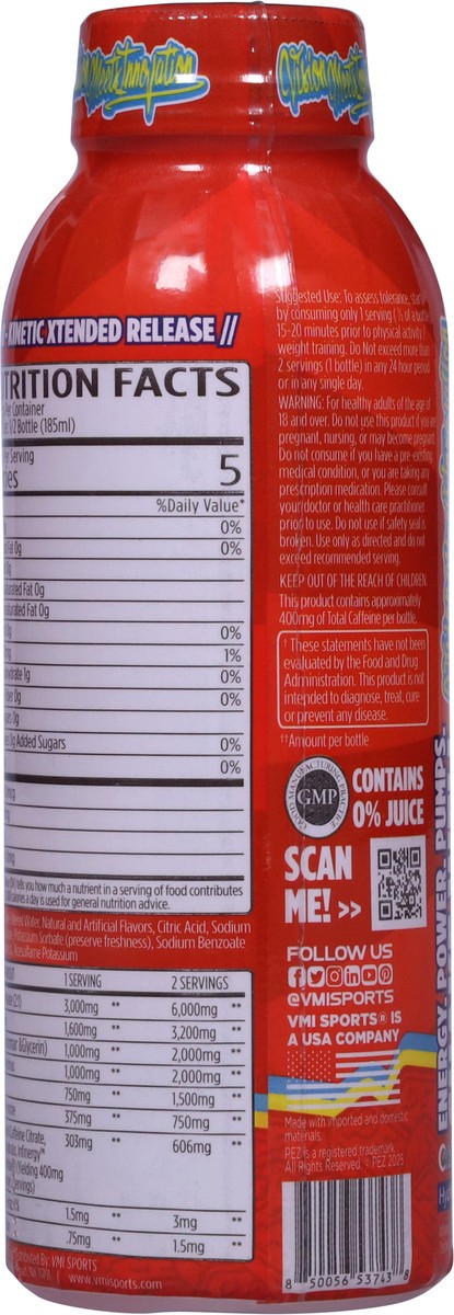 slide 11 of 14, PEZ KXR Cherry Pre-Workout 12.5 fl oz, 370 mg