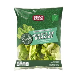 Giant Eagle Hearts Of Romaine Lettuce
