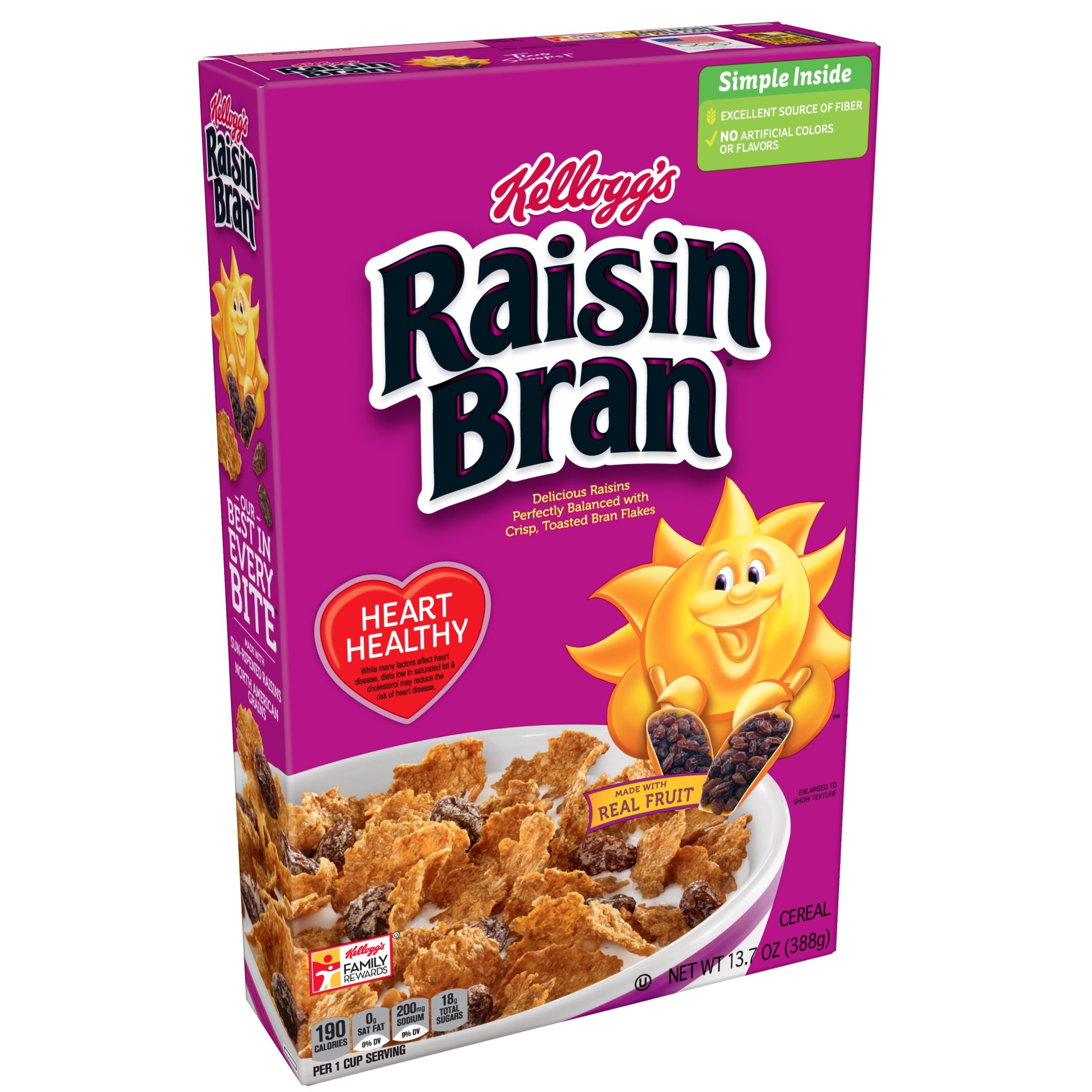 slide 1 of 7, Raisin Bran Kellogg's Raisin Bran Cereal, 15 oz