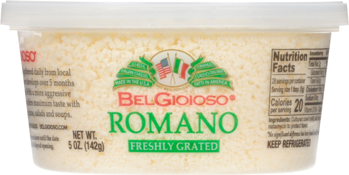 slide 5 of 12, BelGioioso Freshly Grated Romano Cheese 5 oz, 5 oz