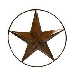 Creative Décor Sourcing Metal Ring Star Wall Decor