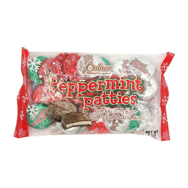 slide 1 of 1, R.M. Palmer Company Peppermint Patties, 9 oz