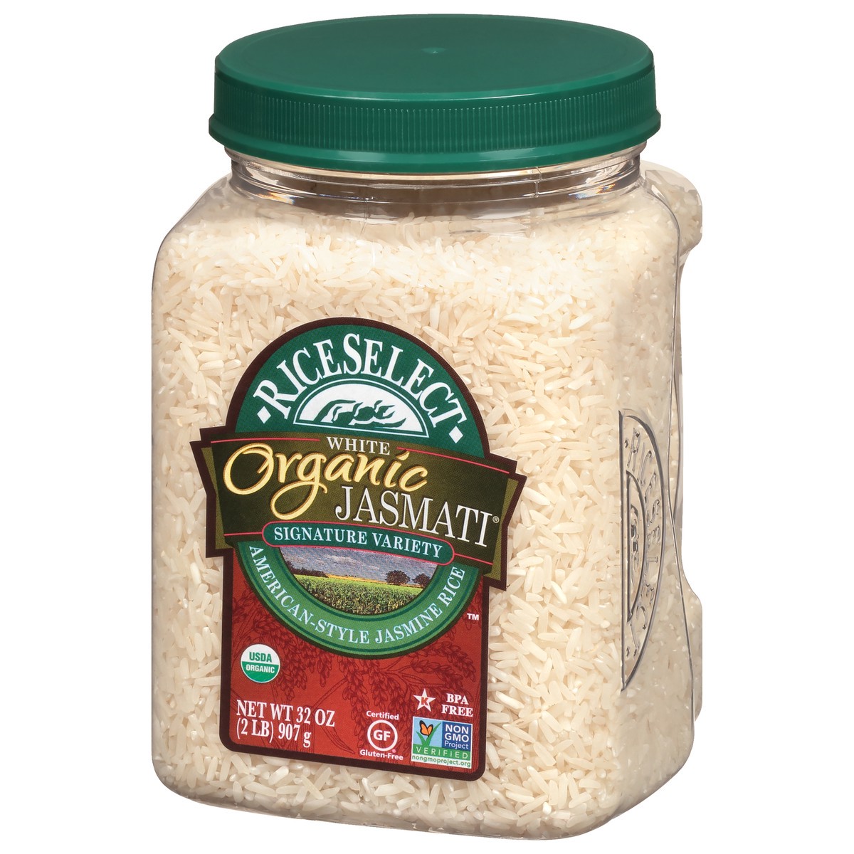 slide 5 of 10, RiceSelect Texmati Organic Rice - Jasmati, 36 oz