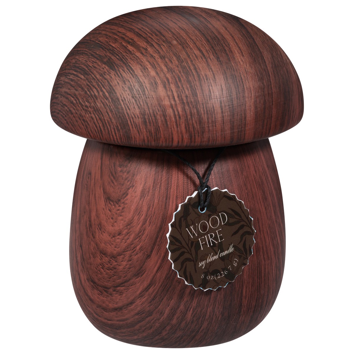 slide 3 of 4, Pad Wood Fire Mushroom Candle - 8 OZ, 8 oz