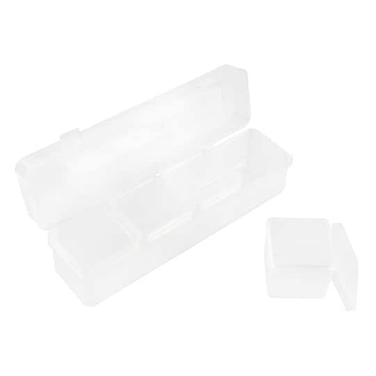 slide 1 of 2, 9" Clear Multi Use Organizer Set By Simply Tidy, 9 in x 2 in x 2 in