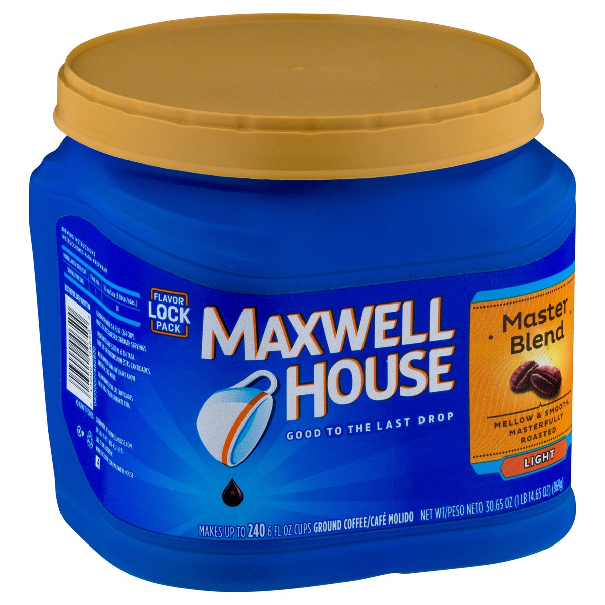 slide 7 of 13, Maxwell House House Blend Ground Coffee 30.65 oz Jug, 30.65 oz