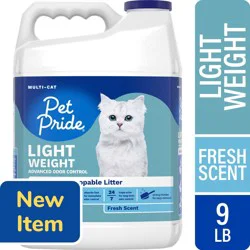 Pet Pride® Fresh Scent Lightweight Advanced Odor Control Multi Cat Scoopable Litter