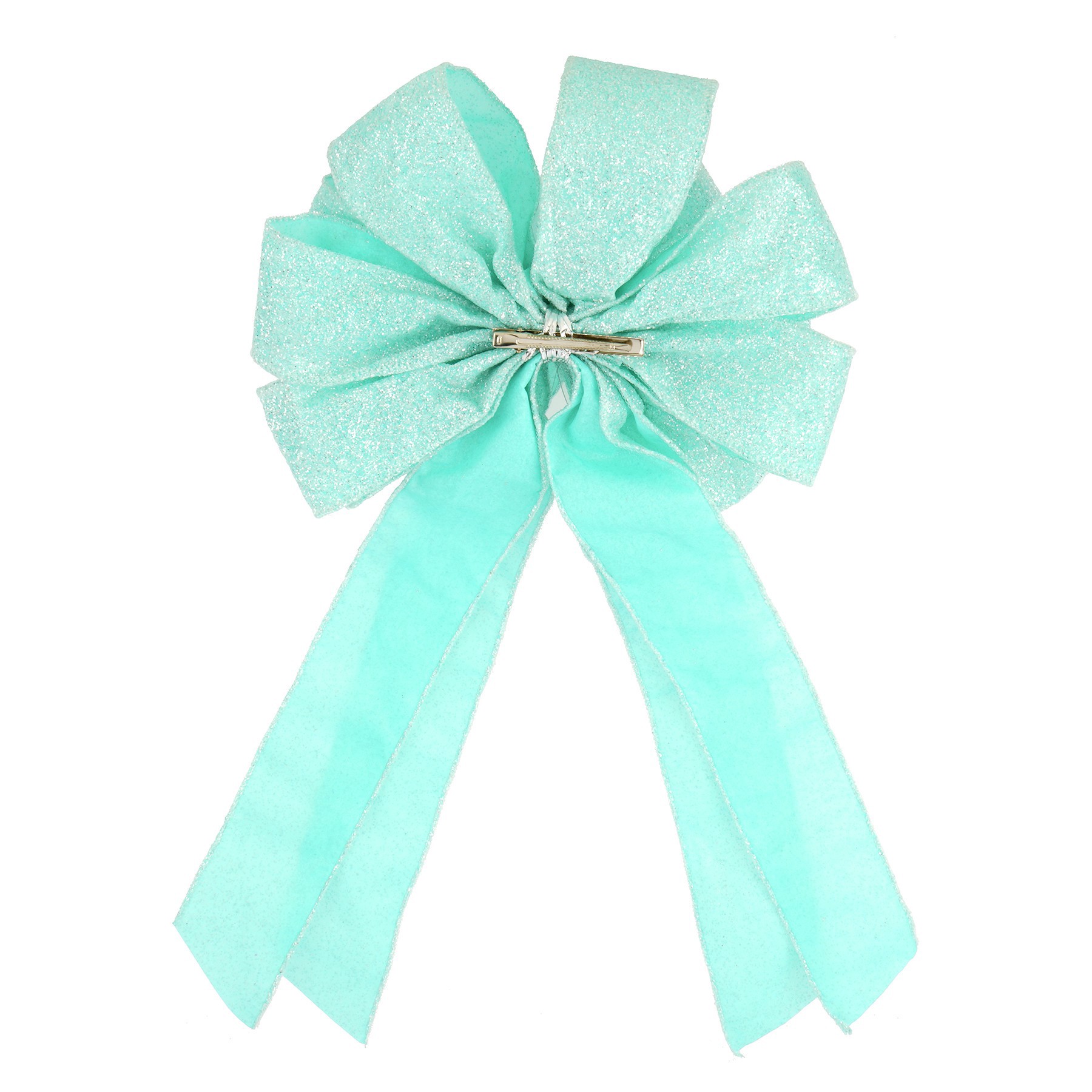 slide 2 of 2, 21" Glitter Tree Bow By Celebrate It, 11 in x 21 in