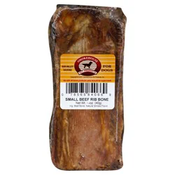 Smokehouse Rib Bone, Beef, Small, for Dogs