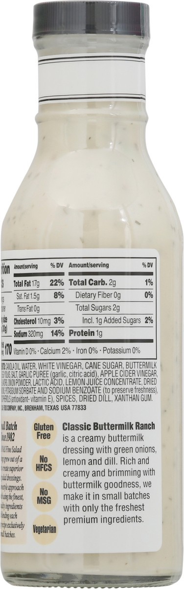 slide 5 of 9, BRIANNAS Home Style Classic Buttermilk Ranch Dressing 12 fl oz, 12 fl oz