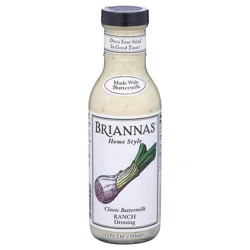 BRIANNAS Home Style Classic Buttermilk Ranch Dressing 12 fl oz