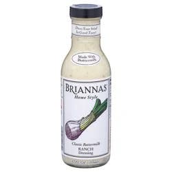 BRIANNAS Home Style Classic Buttermilk Ranch Dressing 12 fl oz