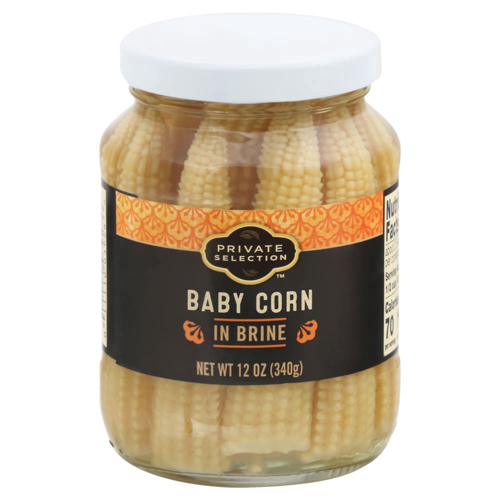 slide 3 of 4, Private Selection Jarred Baby Corn In Brine, 12 oz
