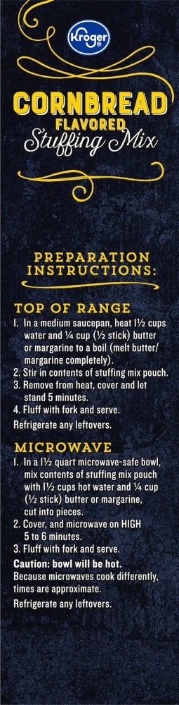 slide 3 of 4, KrogerCornbread Flavored Stuffing Mix, 18 oz
