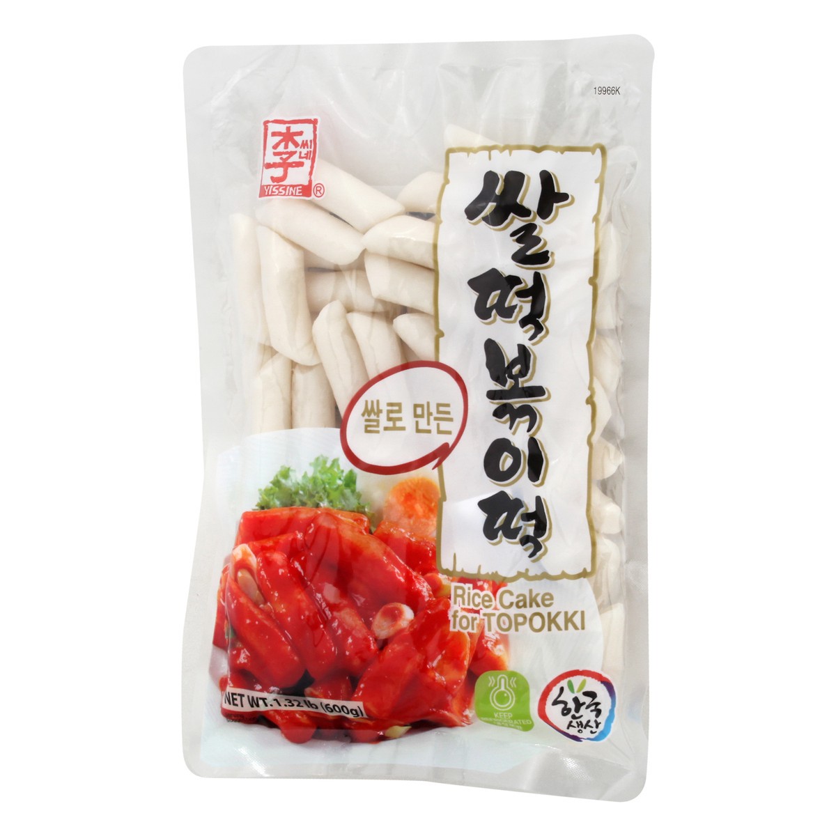 slide 1 of 1, Yissine Yssn Topokki Rice E Cke, 21.12 oz