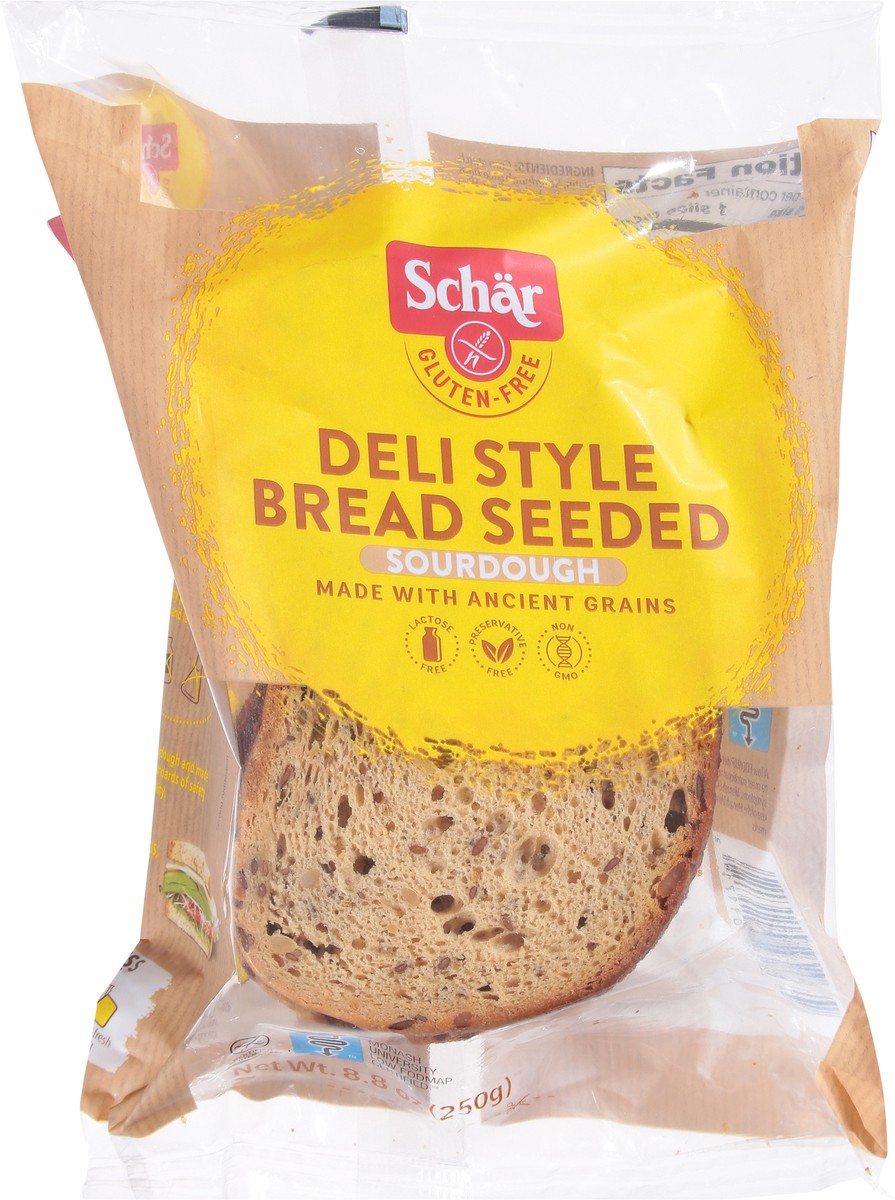 slide 12 of 12, Schär Gluten-Free Deli Style Seeded Sourdough Bread 8.8 oz, 8.8 oz