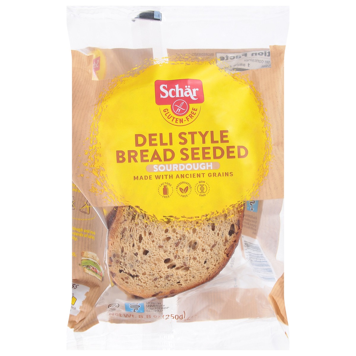 slide 1 of 12, Schär Gluten-Free Deli Style Seeded Sourdough Bread 8.8 oz, 8.8 oz