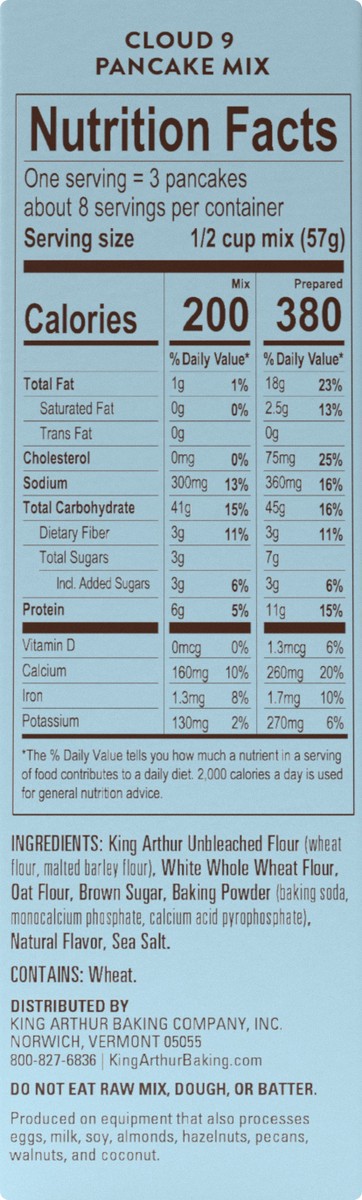 slide 5 of 6, King Arthur Cloud9 Pancake Mix, 16 oz