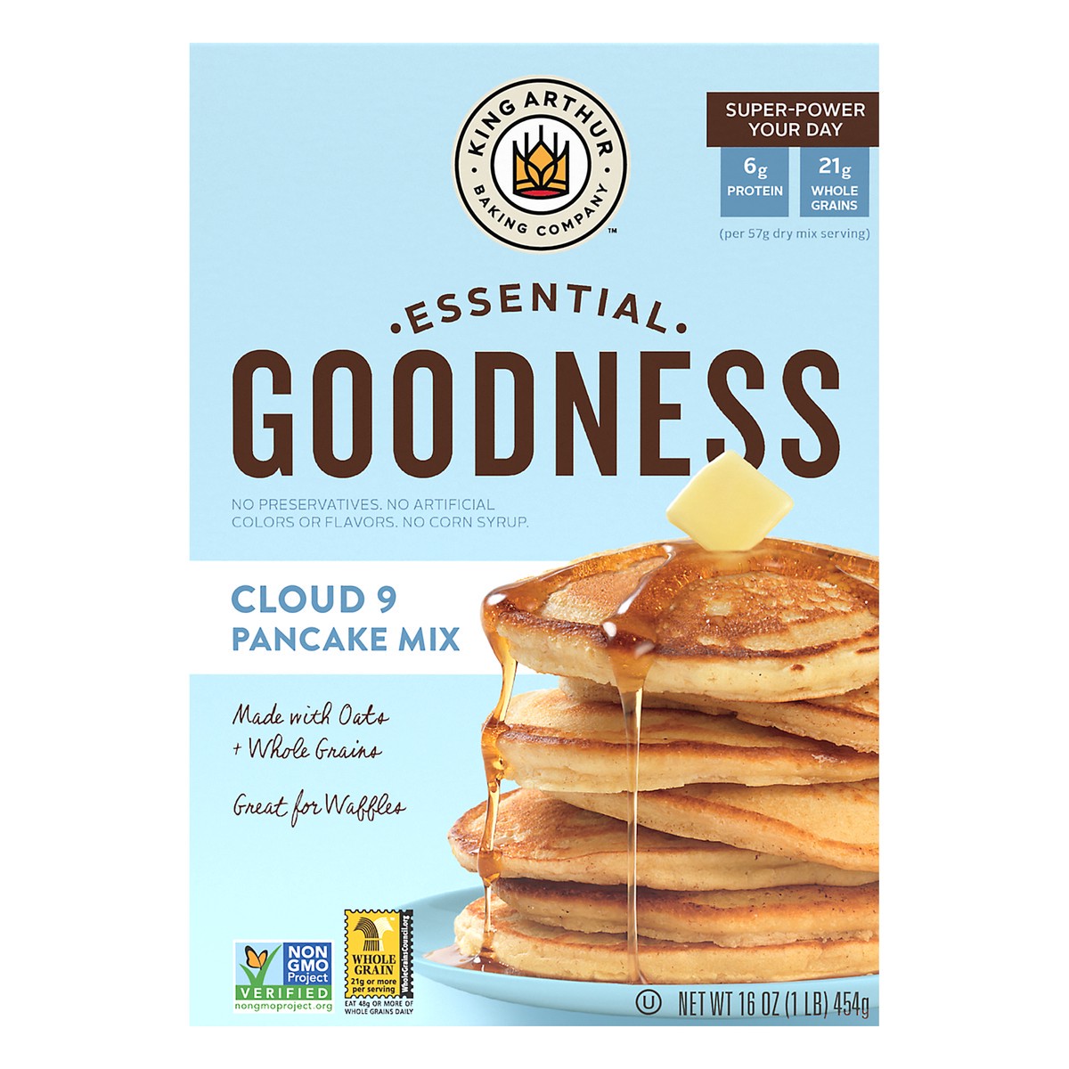 slide 1 of 6, King Arthur Cloud9 Pancake Mix, 16 oz