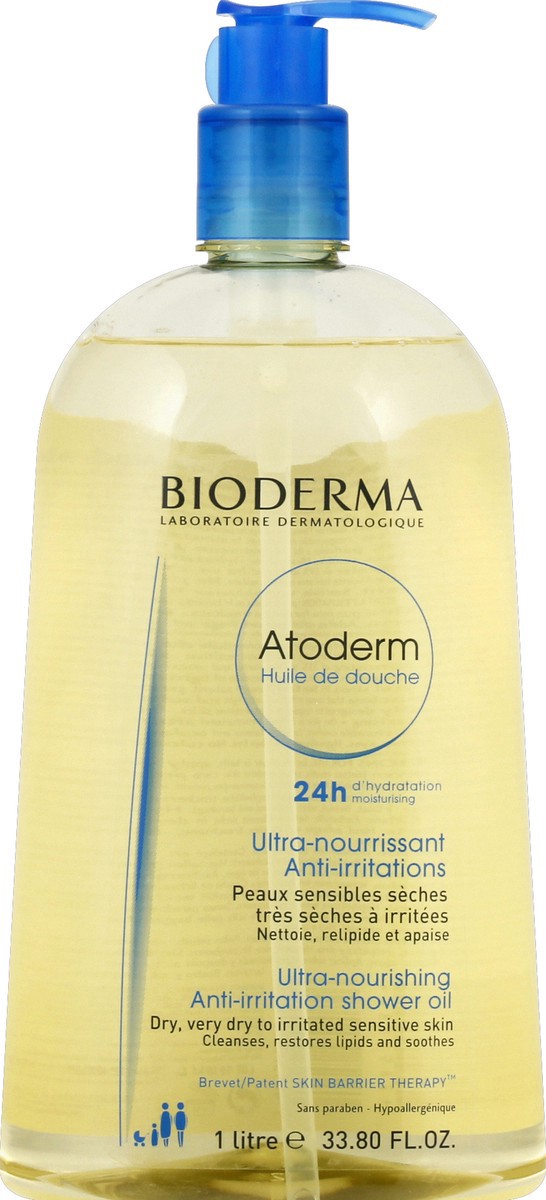 slide 8 of 8, Bioderma Shower Oil 1 lt, 33.8 fl oz