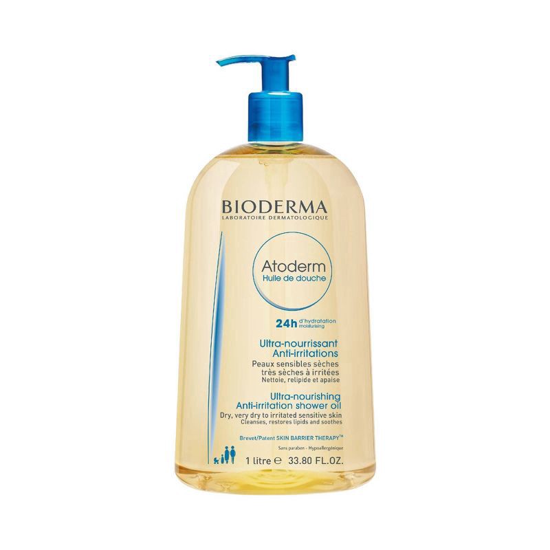 slide 1 of 8, Bioderma Shower Oil 1 lt, 33.8 fl oz