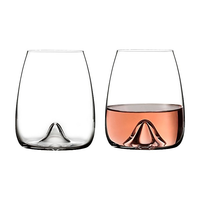 slide 1 of 4, Waterford Elegance Stemless Wine Glasses, 2 ct