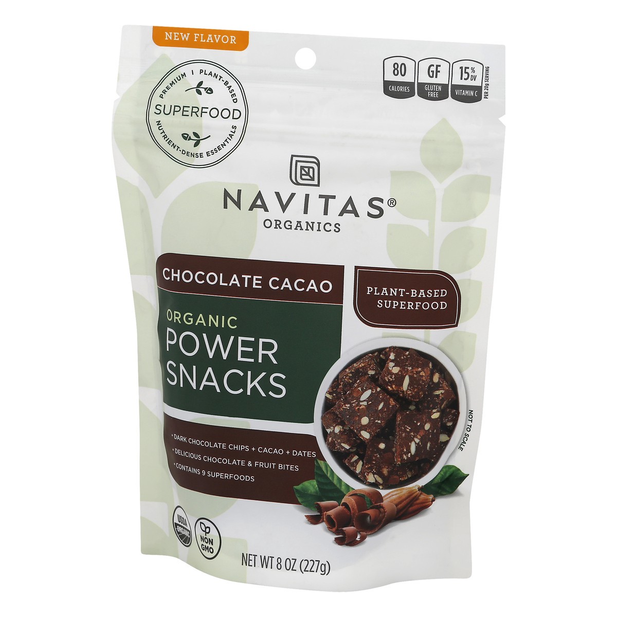 slide 3 of 9, Navitas Organic Chocolate Cacao Power Snacks 8 oz, 8 oz