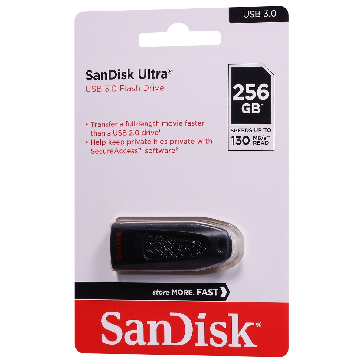 slide 2 of 9, SanDisk USB 3.0 256 GB Flash Drive 1 ea, 1 ct