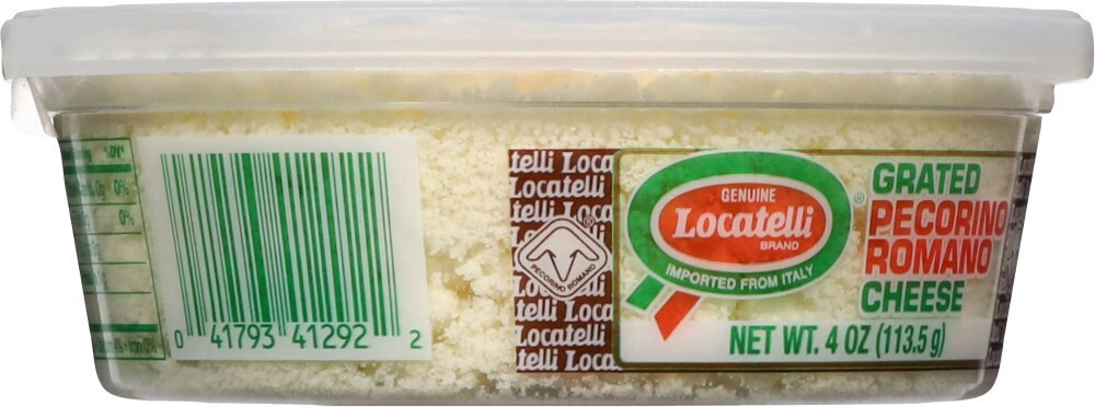 slide 3 of 5, Locatelli Cheese, Romano, Grated Pecorino, 4 oz