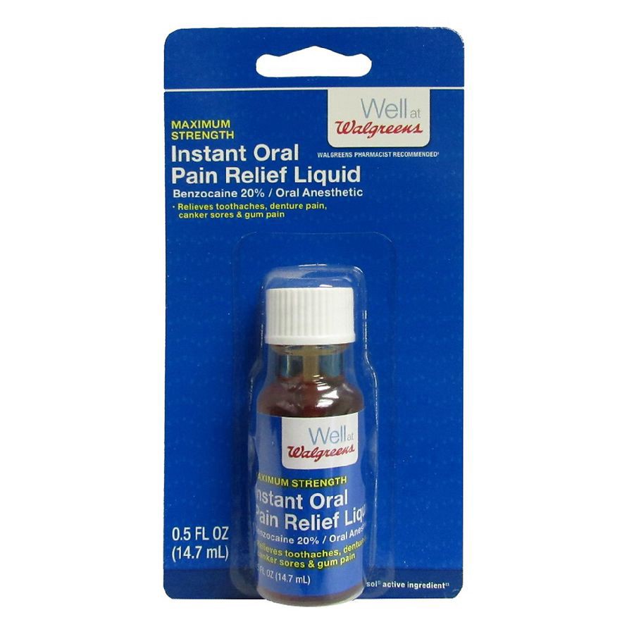slide 1 of 2, Walgreens Instant Oral Pain Relief, 0.5 fl oz