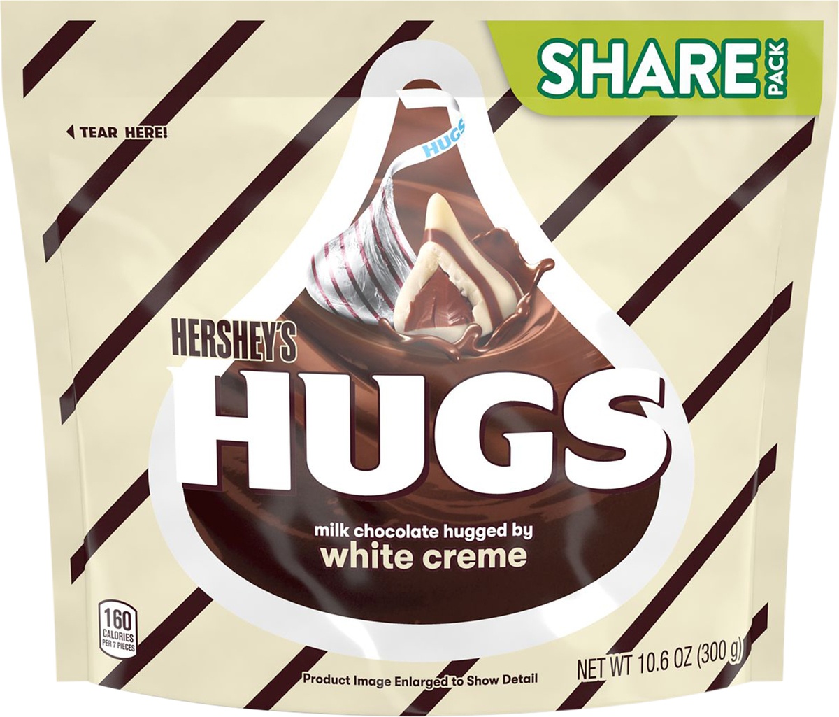 slide 4 of 6, Hershey's Hugs Chocolate Share Pack, 10.6 oz