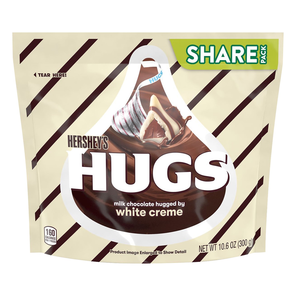 slide 1 of 6, Hershey's Hugs Chocolate Share Pack, 10.6 oz