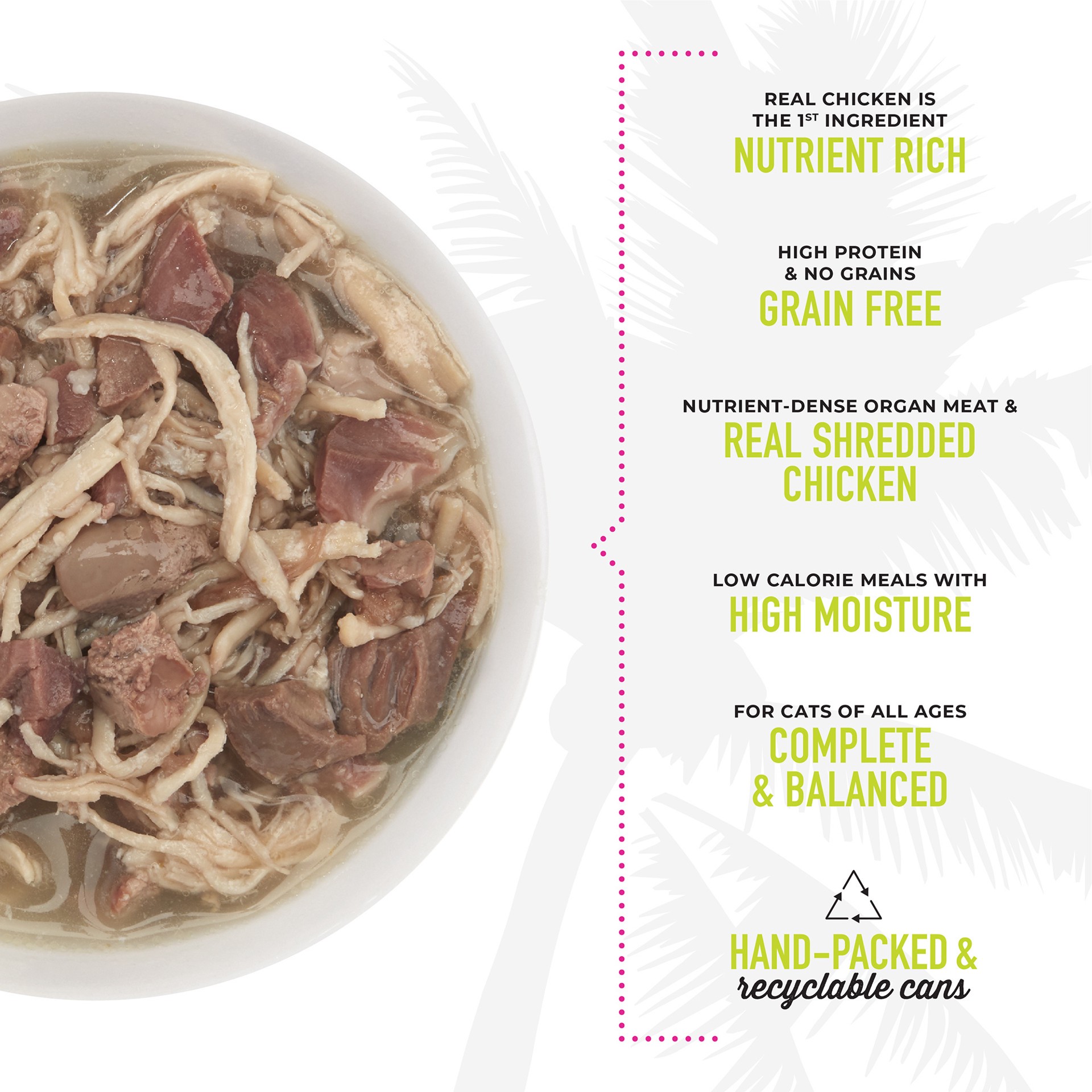 slide 6 of 8, Tiki Cat After Dark Whole Foods Wet Cat Food, Chicken & Beef, 2.8 oz. Can (12 Count), 2.8 oz