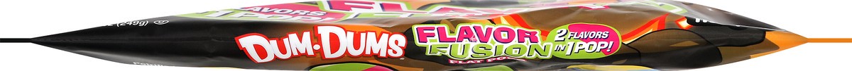 slide 5 of 6, Dum Dums Flavor Fusion Halloween Mix Flat Pops, 8.8 oz