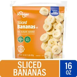 Kroger Frozen Sliced Bananas