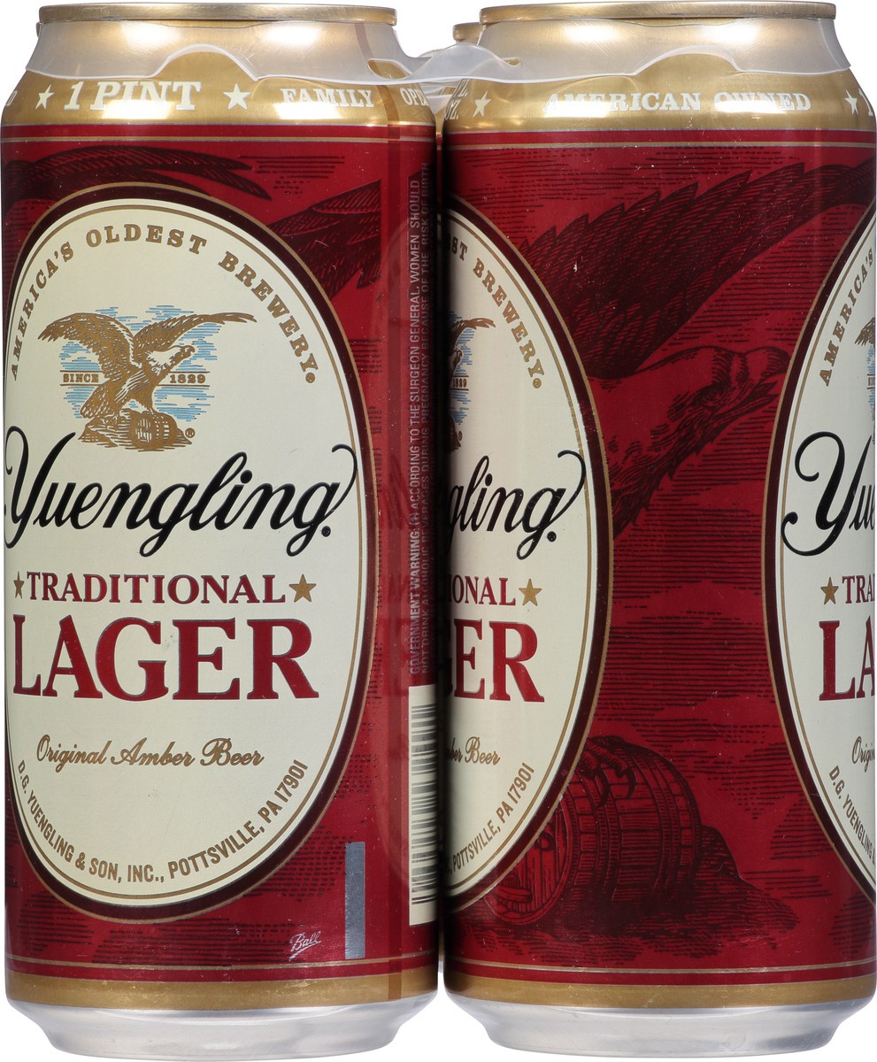 slide 11 of 12, Yuengling Traditional Lager Beer 6 - 16 fl oz Cans, 6 ct; 16 oz