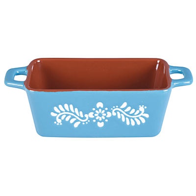 slide 1 of 1, Cocinaware Loaf Aqua Bakeware, 18 oz