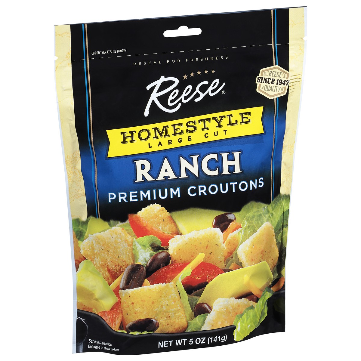 slide 2 of 9, Reese Homestyle Large Cut Premium Ranch Croutons 5 oz, 5 oz