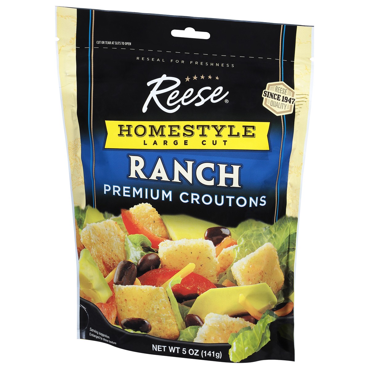 slide 3 of 9, Reese Homestyle Large Cut Premium Ranch Croutons 5 oz, 5 oz