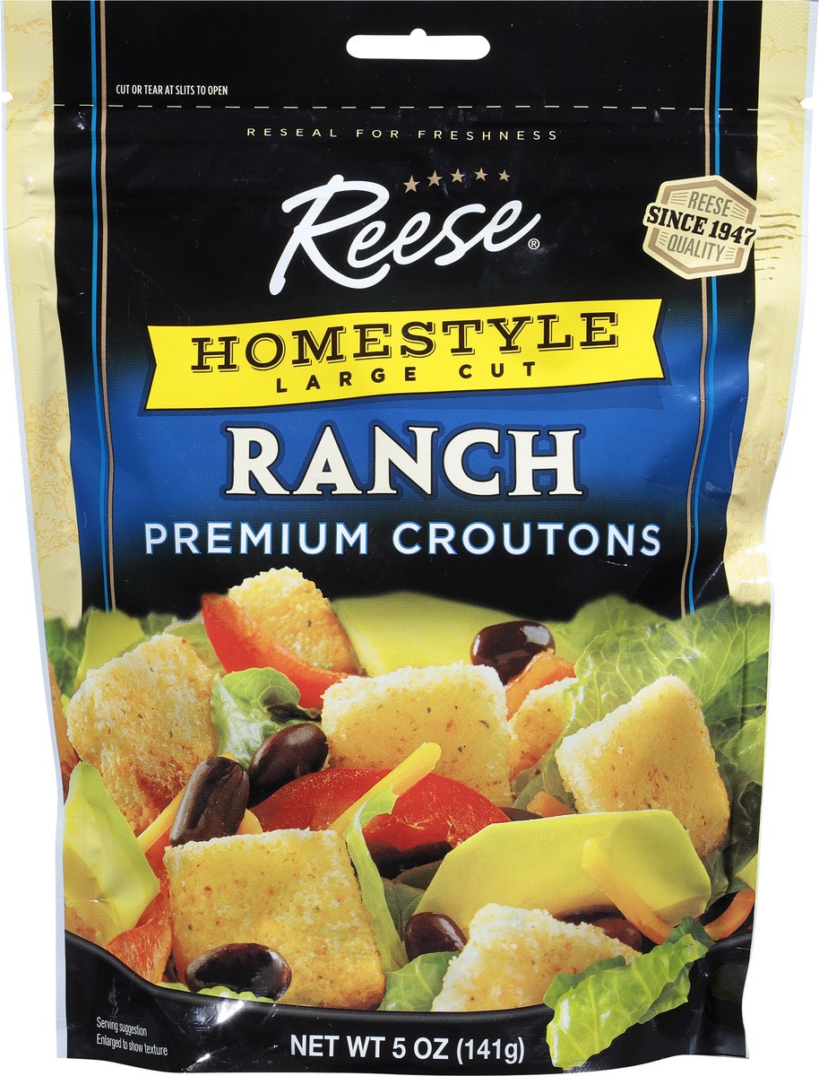 slide 6 of 9, Reese Homestyle Large Cut Premium Ranch Croutons 5 oz, 5 oz