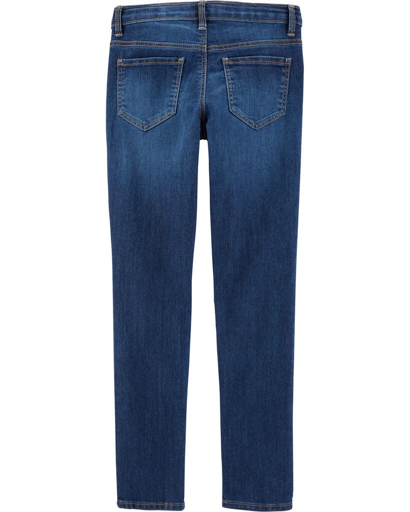 slide 2 of 2, Oshkosh Kid Dark Wash Super Skinny-Leg Jeans Marine Blue 12, 1 ct