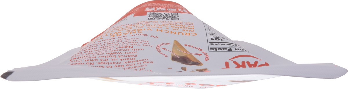 slide 9 of 9, Just The Fun Part Waffle Cones, Peanut Butter & Milk Chocolate, Bite-Sized - 4.23 oz, 4.23 oz