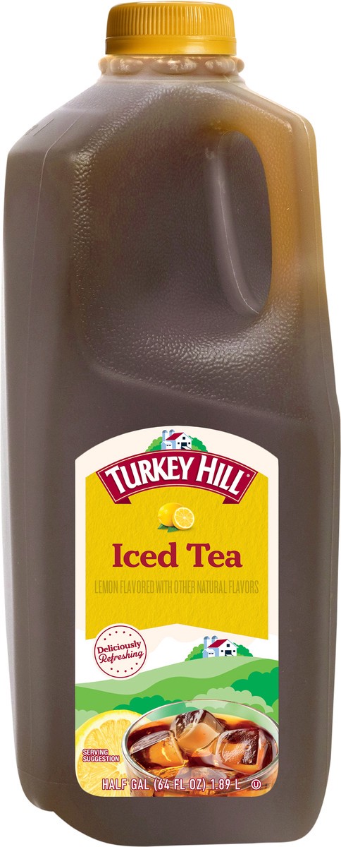 slide 5 of 6, Turkey Hill Lemon Flavored Iced Tea 0.5 gal, 1/2 gal