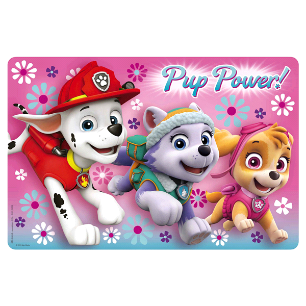 slide 1 of 1, Paw Patrol Girl Pups Placemat, 1 ct